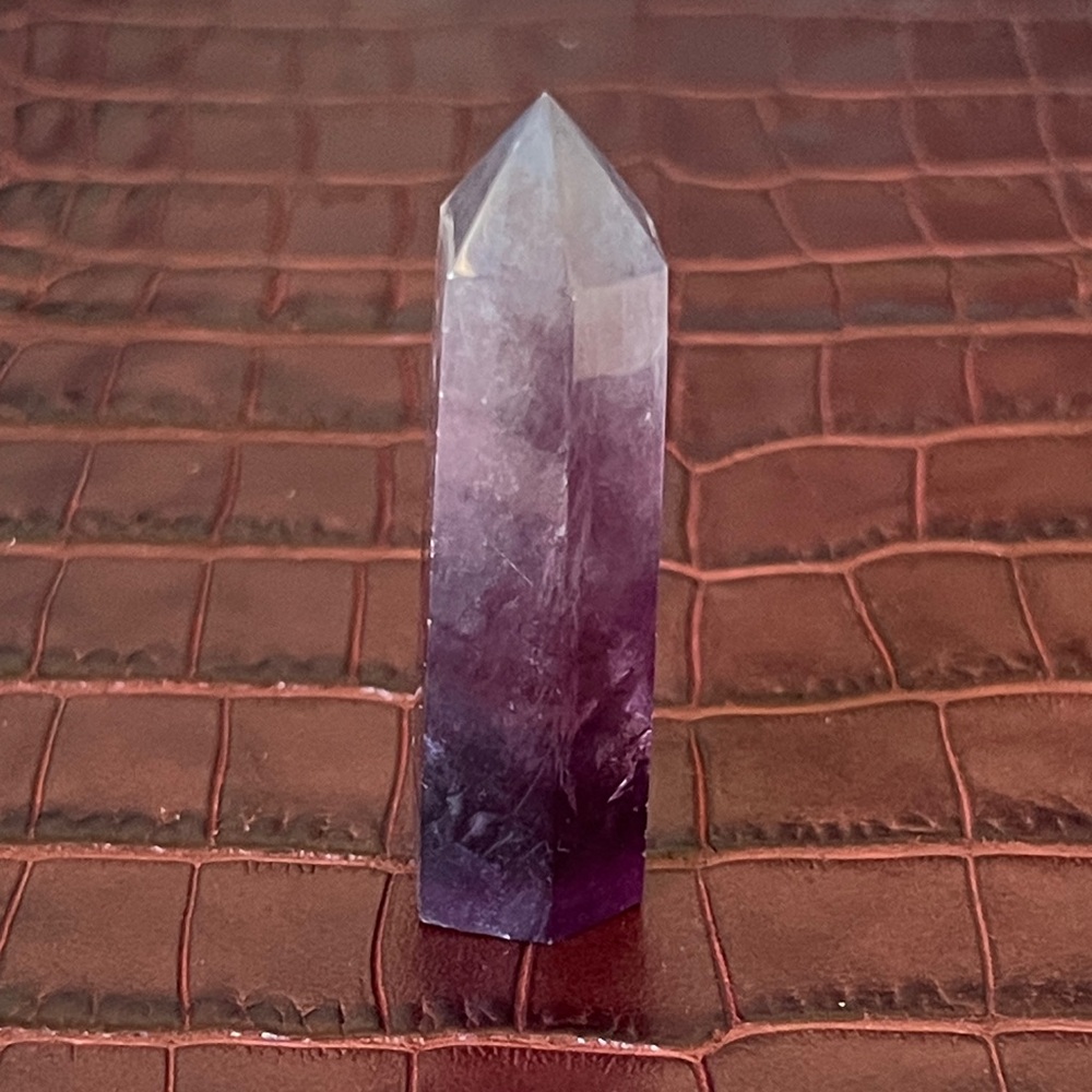 Watermelon Fluorite Tower